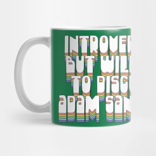 Introverted But Willing To Discuss Adam Sandler Mug